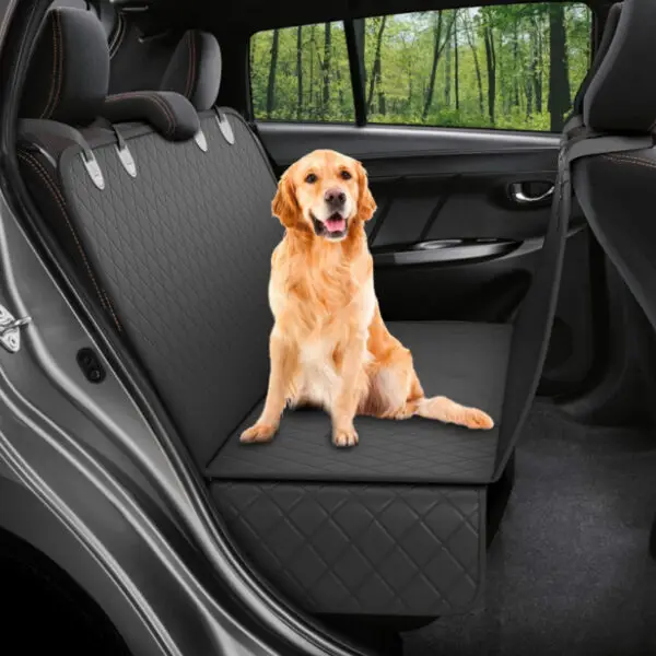 Car Rear Pet dog Cushion Cushion Waterproof and Anti-dirty Car Protective Pet Cushion – Bild 4